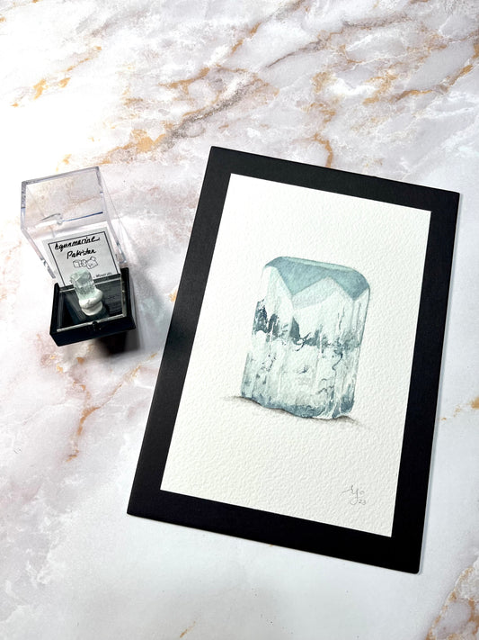 Special Request - Mineral Art sets. Aquamarine and Prehnite sets.