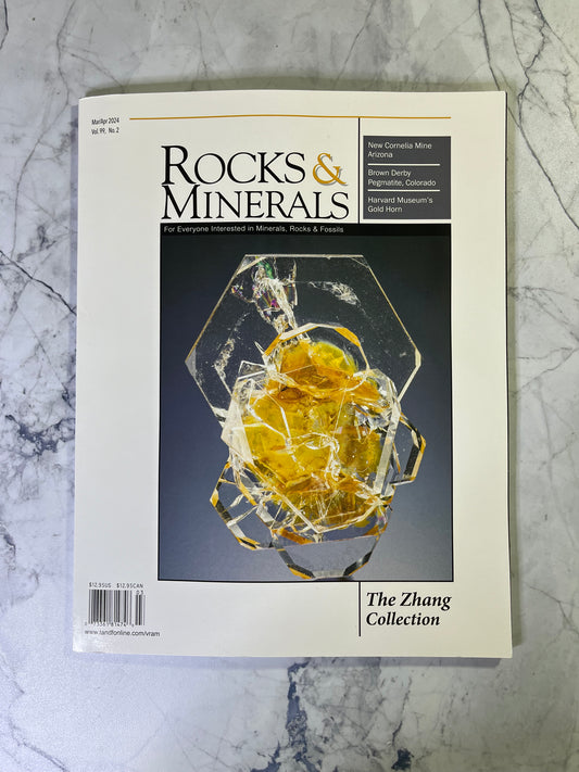 Signed copy of Rocks & Minerals Magazine - Artist feature issue 99 no. 2