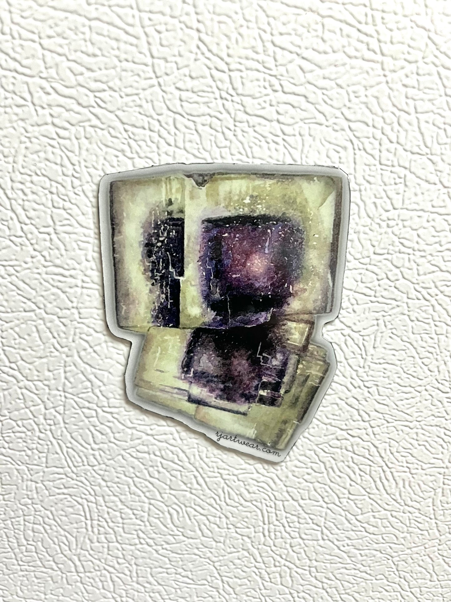 Auglaize Ohio Fluorite Sticker or Magnet - Small