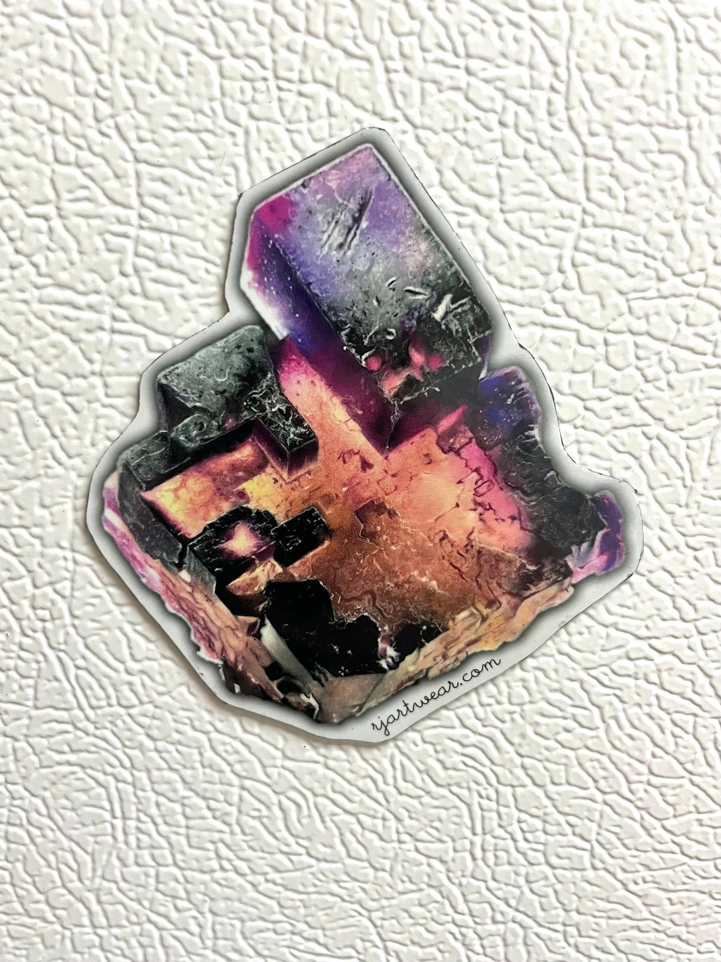 Lead Hill Mine, Illinois Fluorite Sticker or Magnet - Small