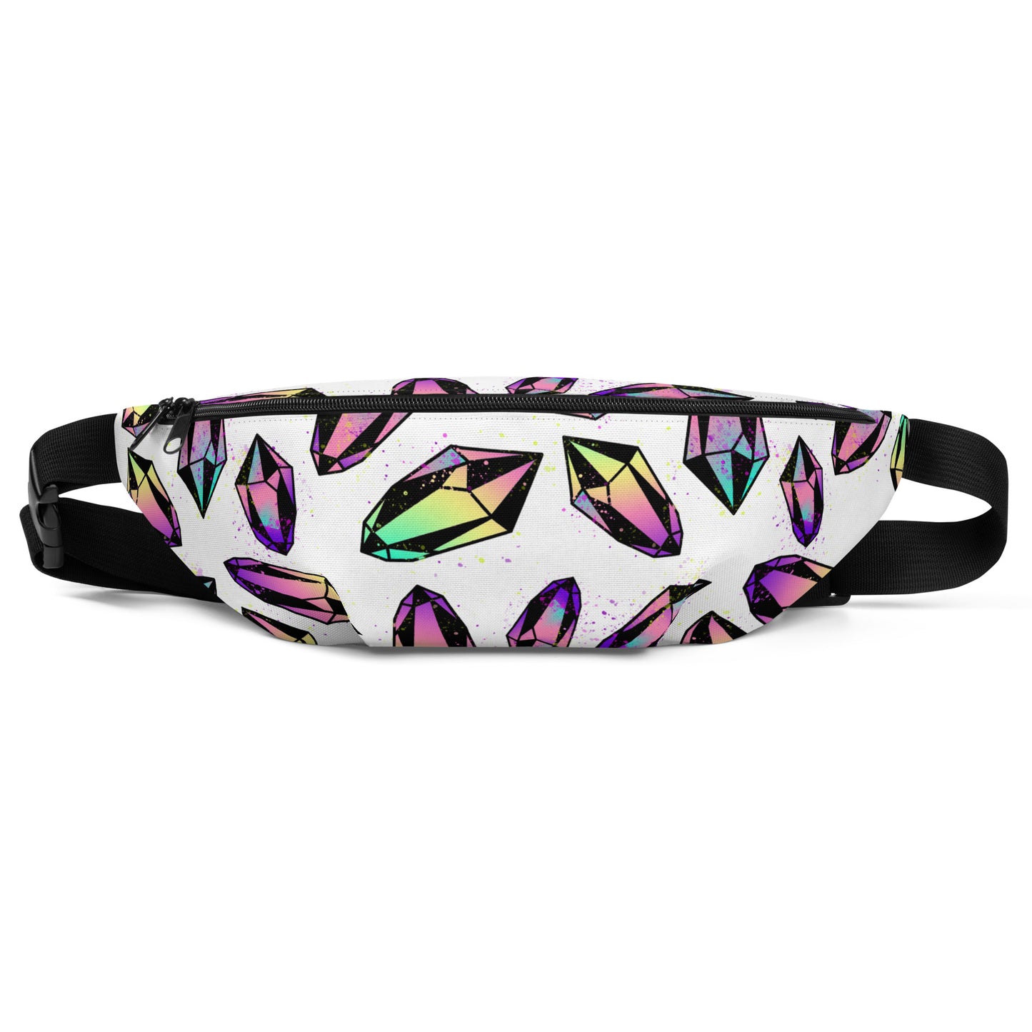 Crystal Fanny Pack - White