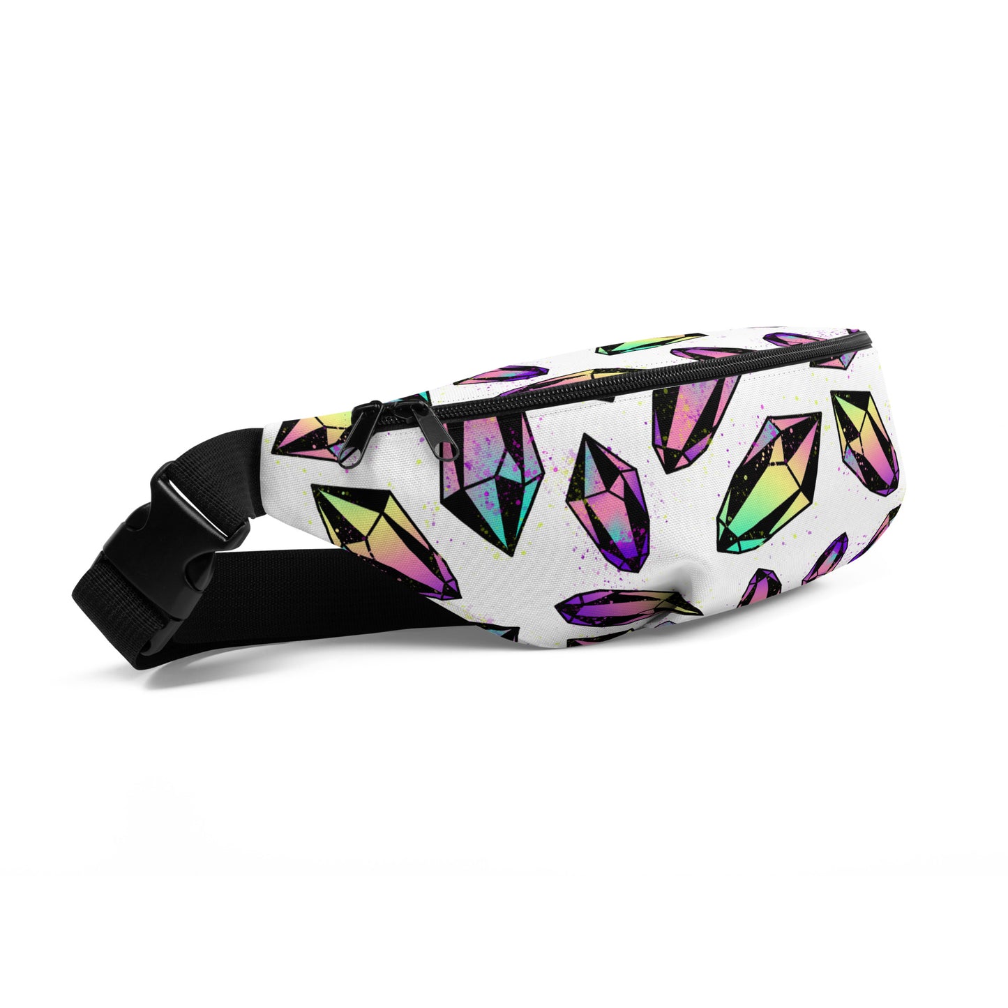 Crystal Fanny Pack - White