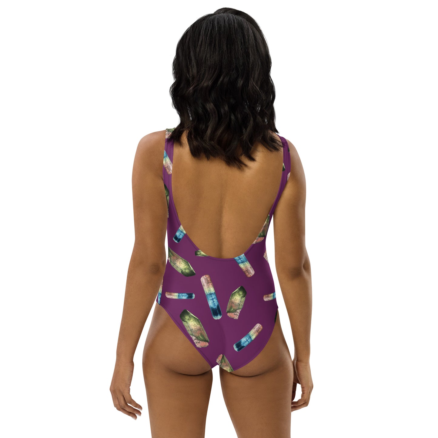 Tourmaline One-Piece Swimsuit - Deep Plum