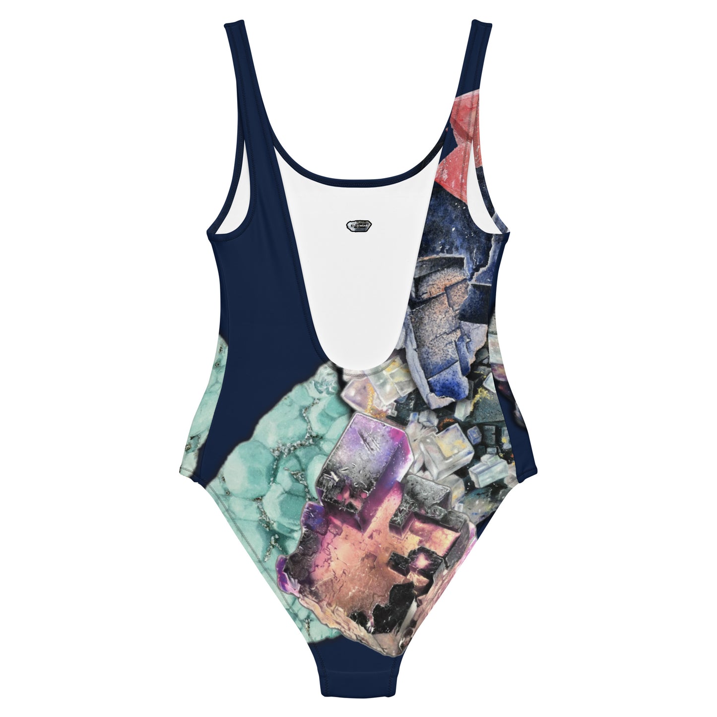 Fluorite One-Piece Swimsuit - Navy