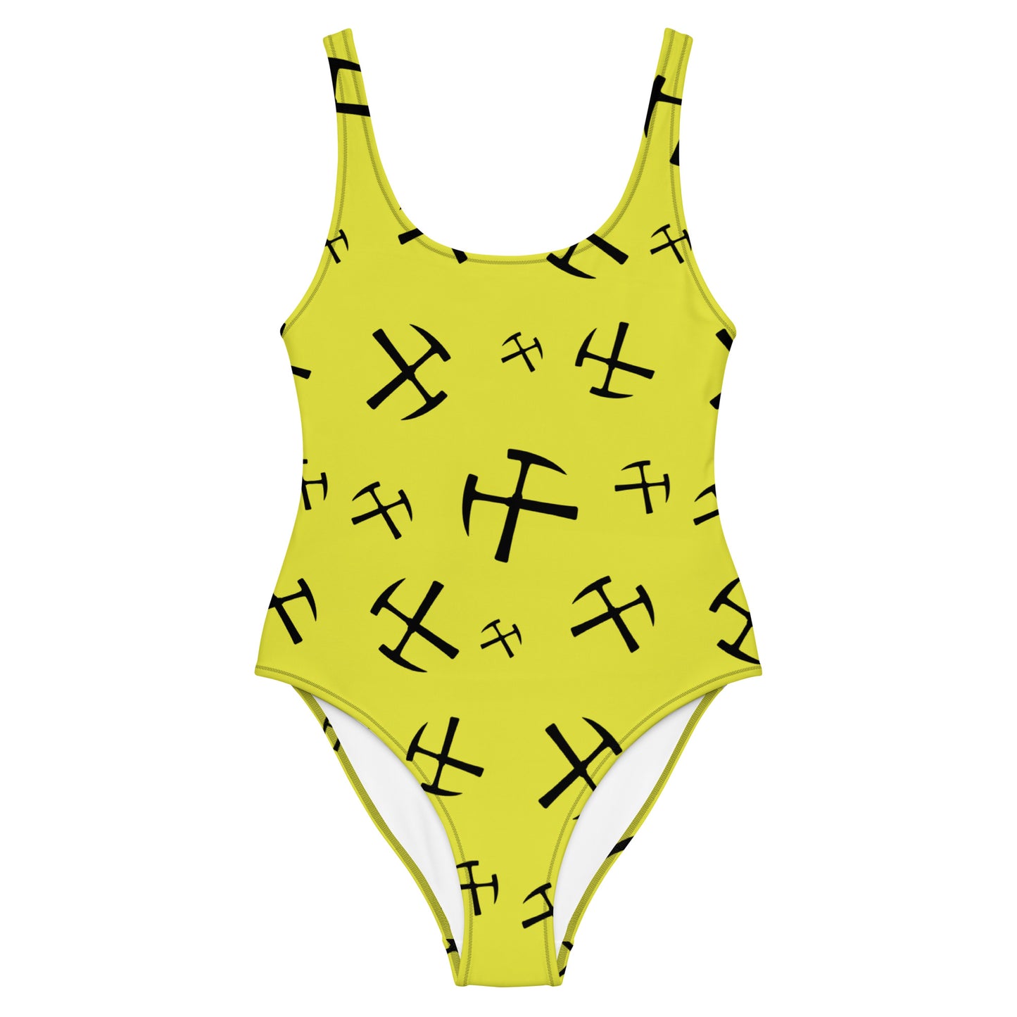 Rockhound One-Piece Swimsuit - Bright Yellow