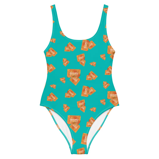 Wulfenite One-Piece Swimsuit - Turquoise