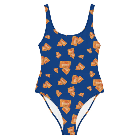 Wulfenite One-Piece Swimsuit - Blue