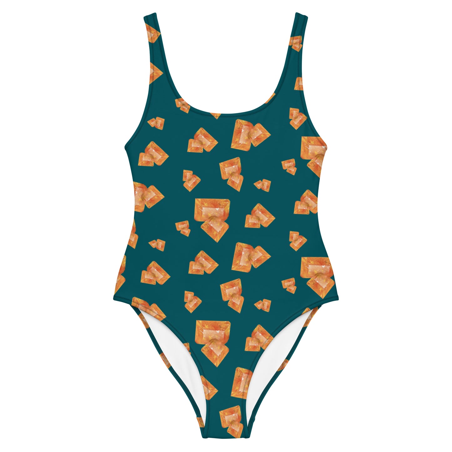 Wulfenite One-Piece Swimsuit - Deep Teal