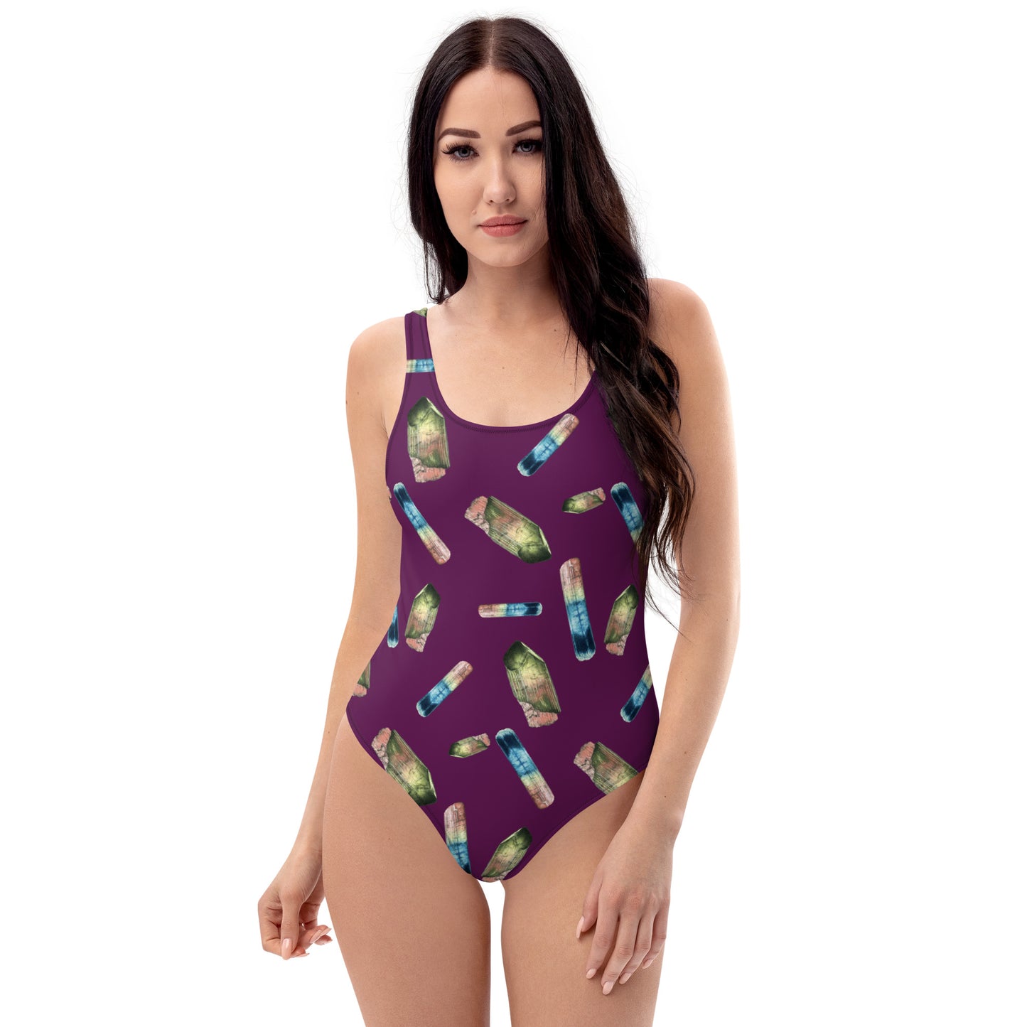 Tourmaline One-Piece Swimsuit - Eggplant