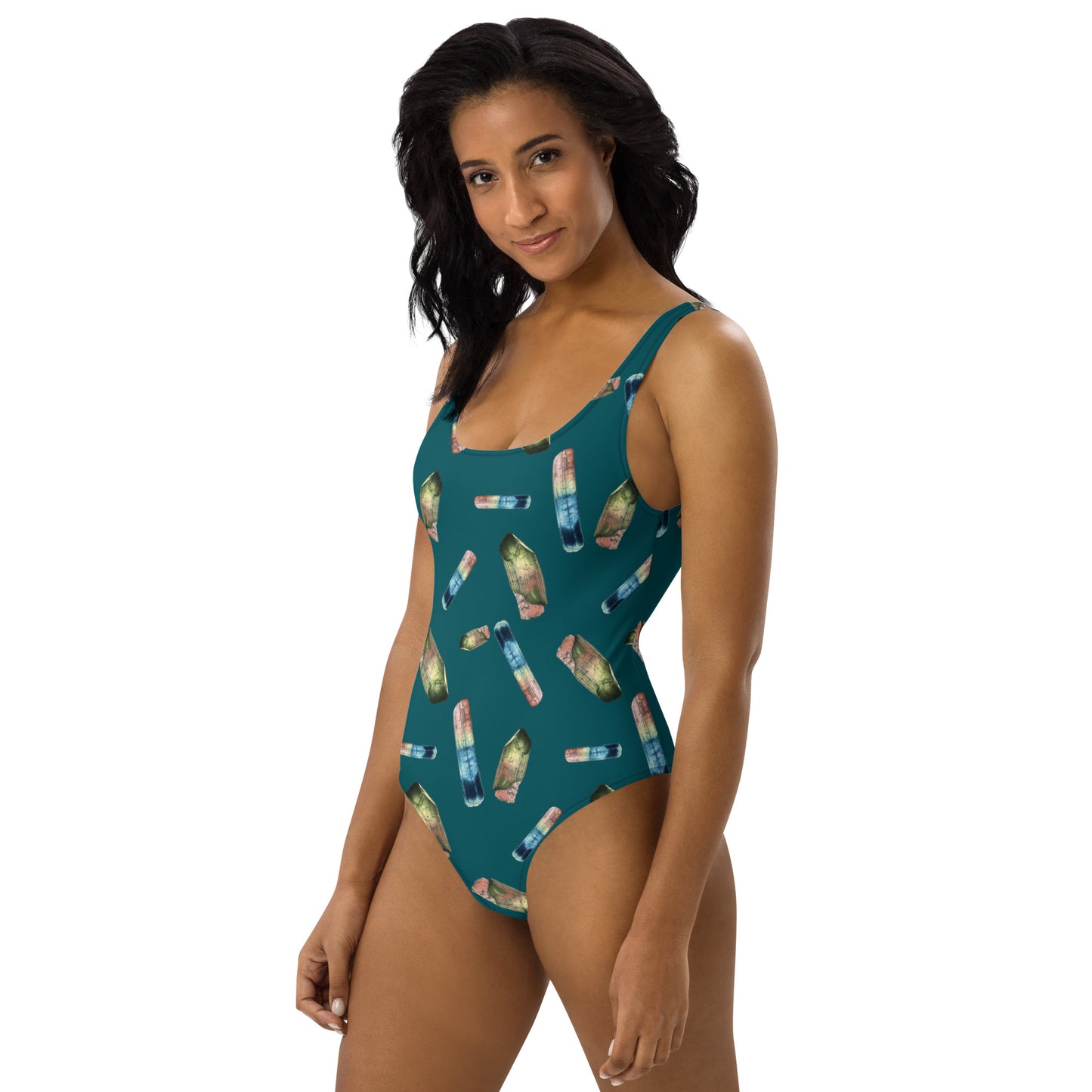 Tourmaline One-Piece Swimsuit - Deep Teal