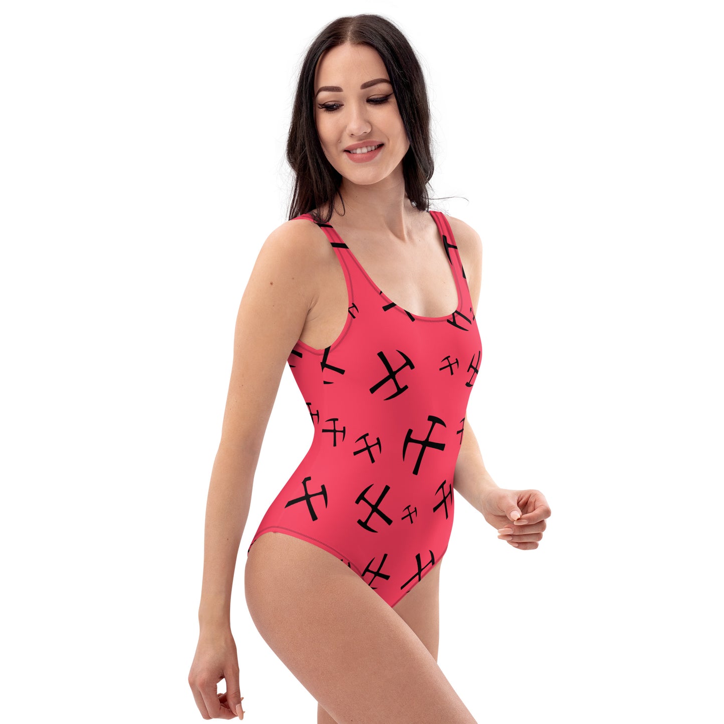 Rockhound One-Piece Swimsuit - Radical Red