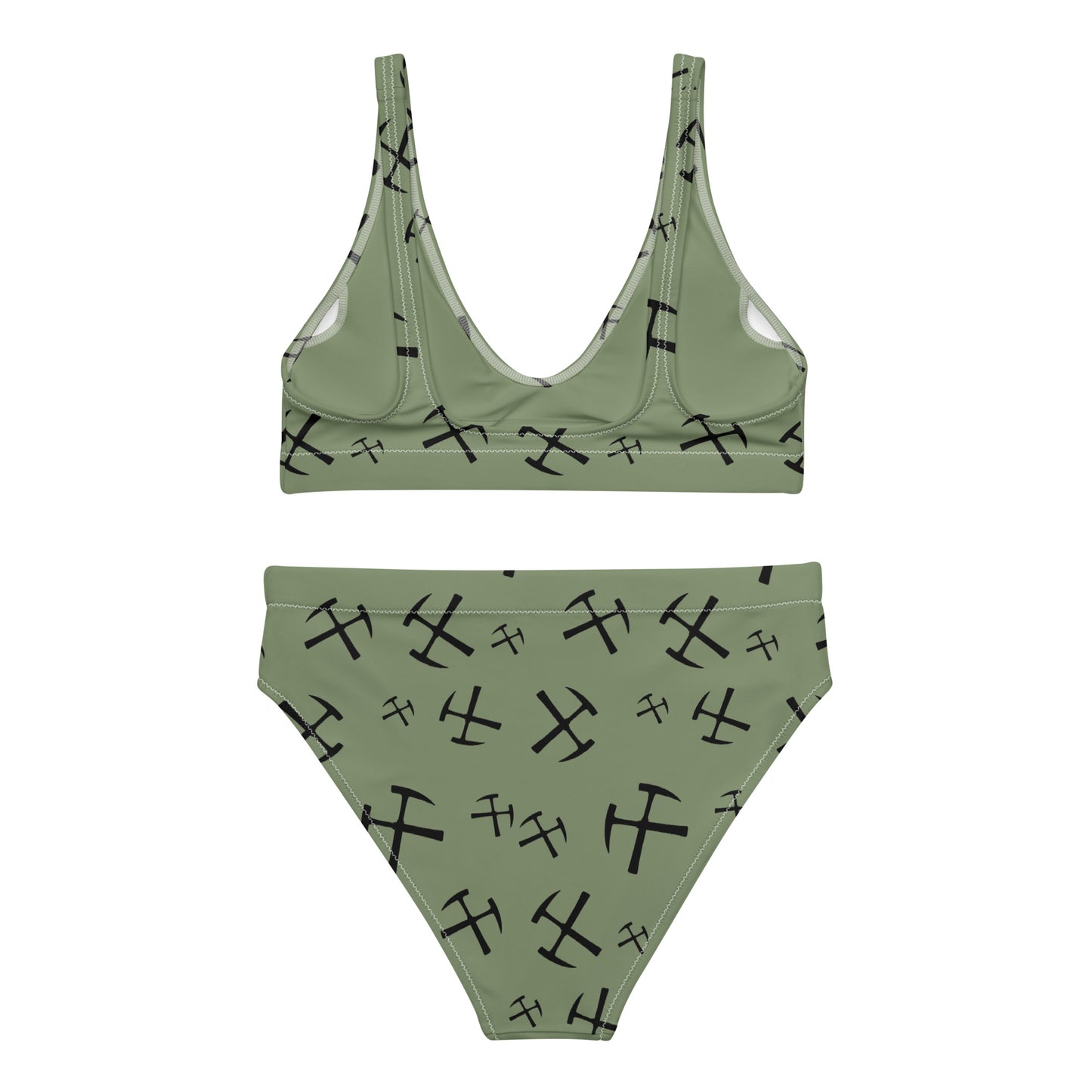 Rockhound high-waisted bikini - Sage