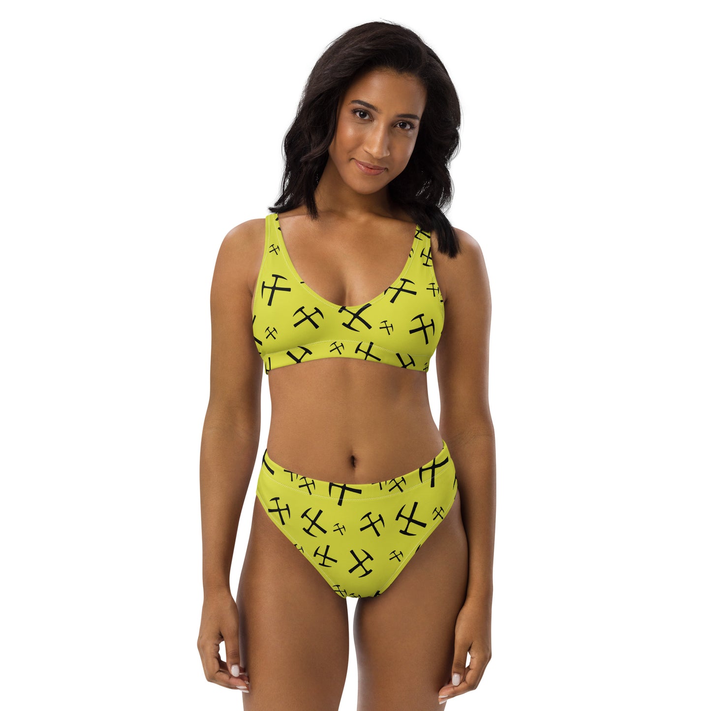 Rockhound high-waisted bikini - Bright Yellow