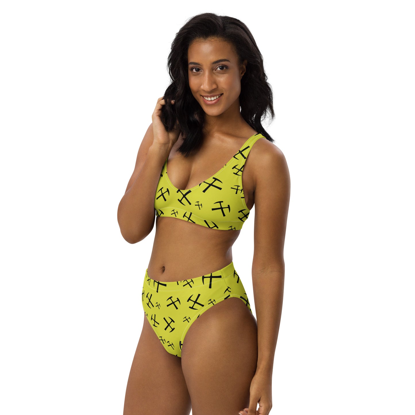 Rockhound high-waisted bikini - Bright Yellow