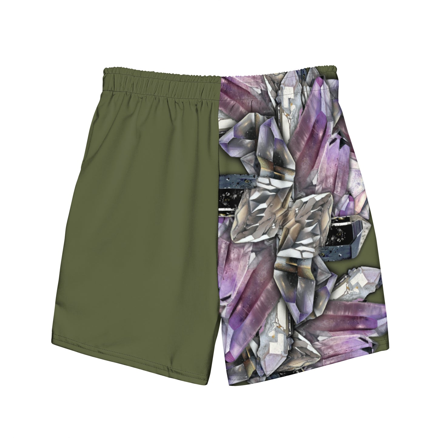 Quartz & Amethyst Swim Trunks - Saratoga Green