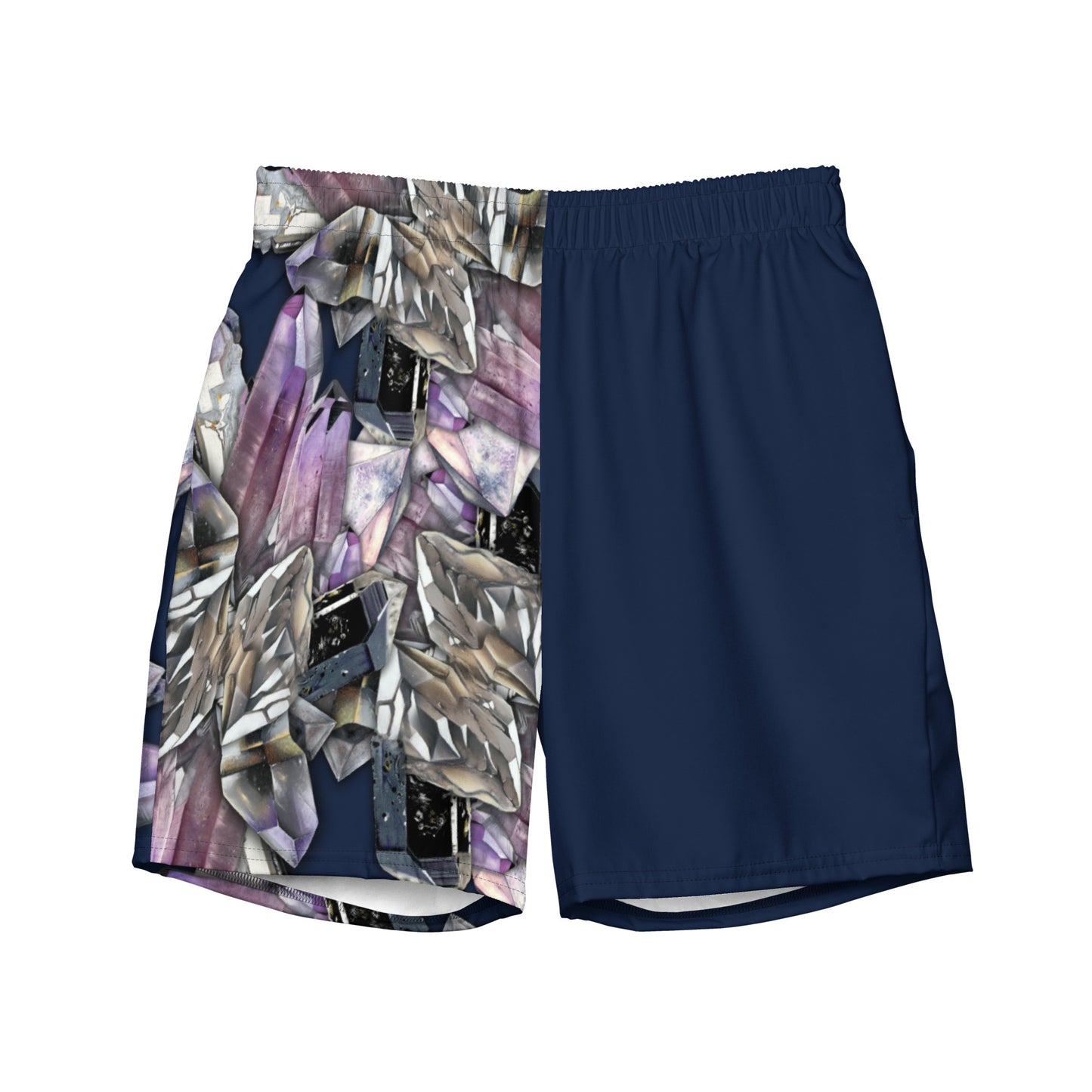 Quartz & Amethyst Swim Trunks - Navy