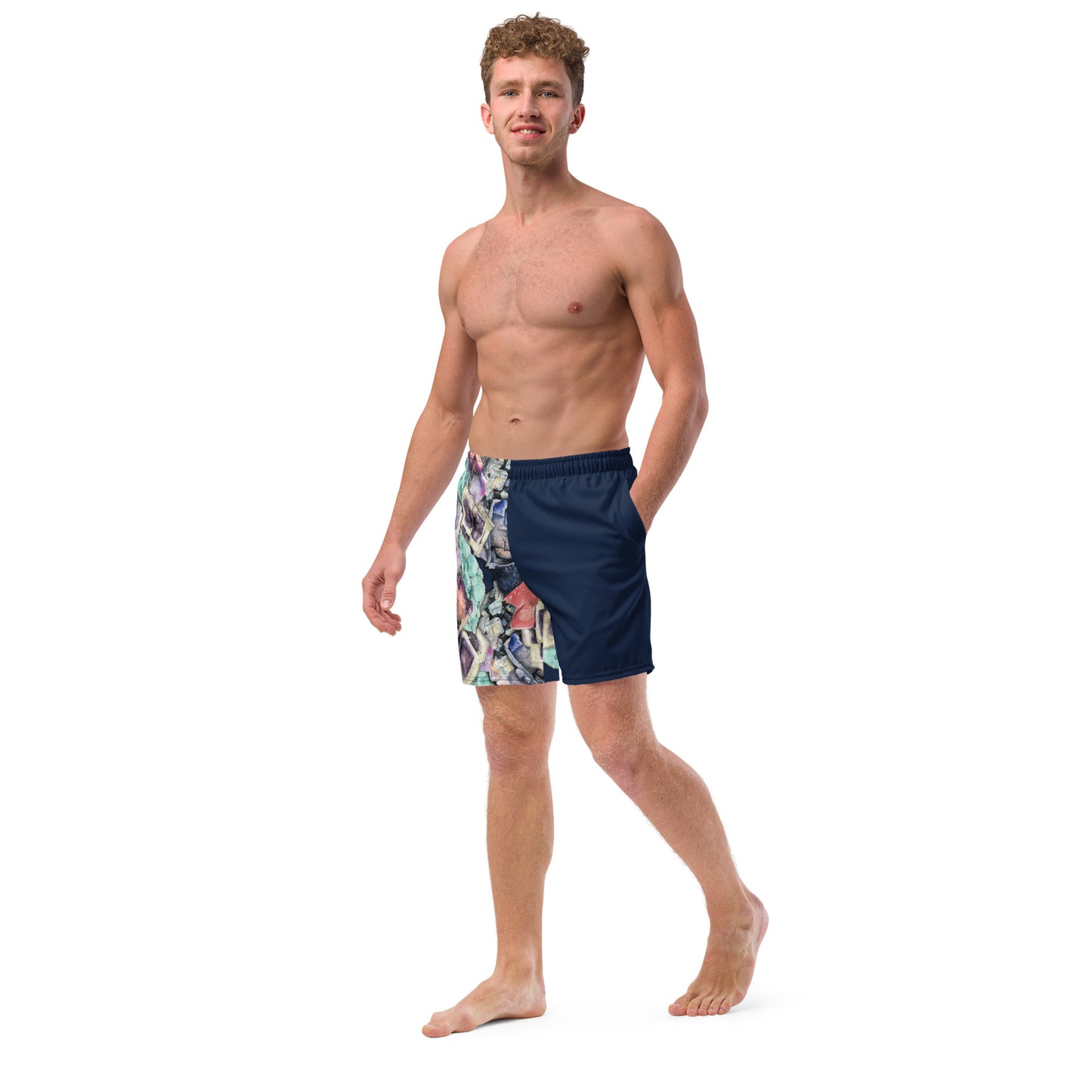 Fluorite Swim Trunks - Navy