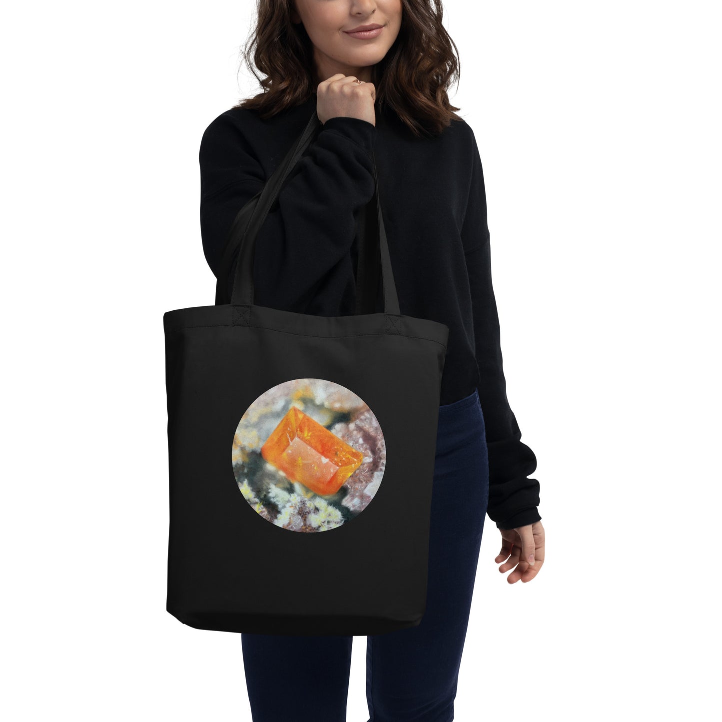 Wulfenite Micro Drawing - Eco Tote Bag