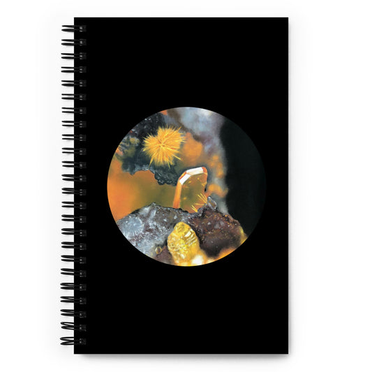 Wulfenite Spiral notebook