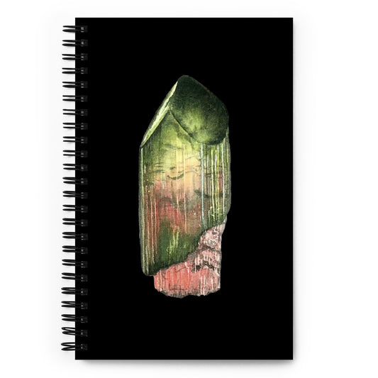 Watermelon Tourmaline Spiral Notebook