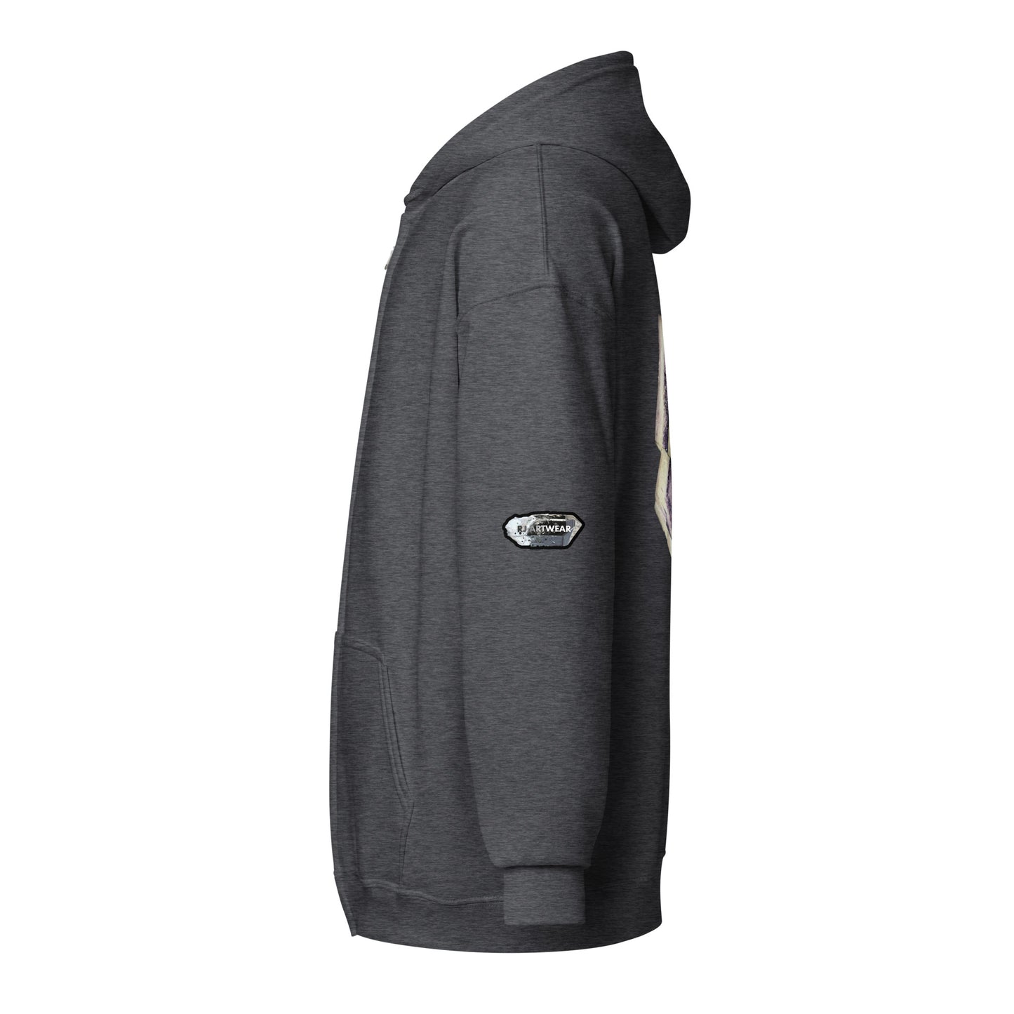 Auglaize Ohio Fluorite Watercolor - Unisex heavy blend zip hoodie