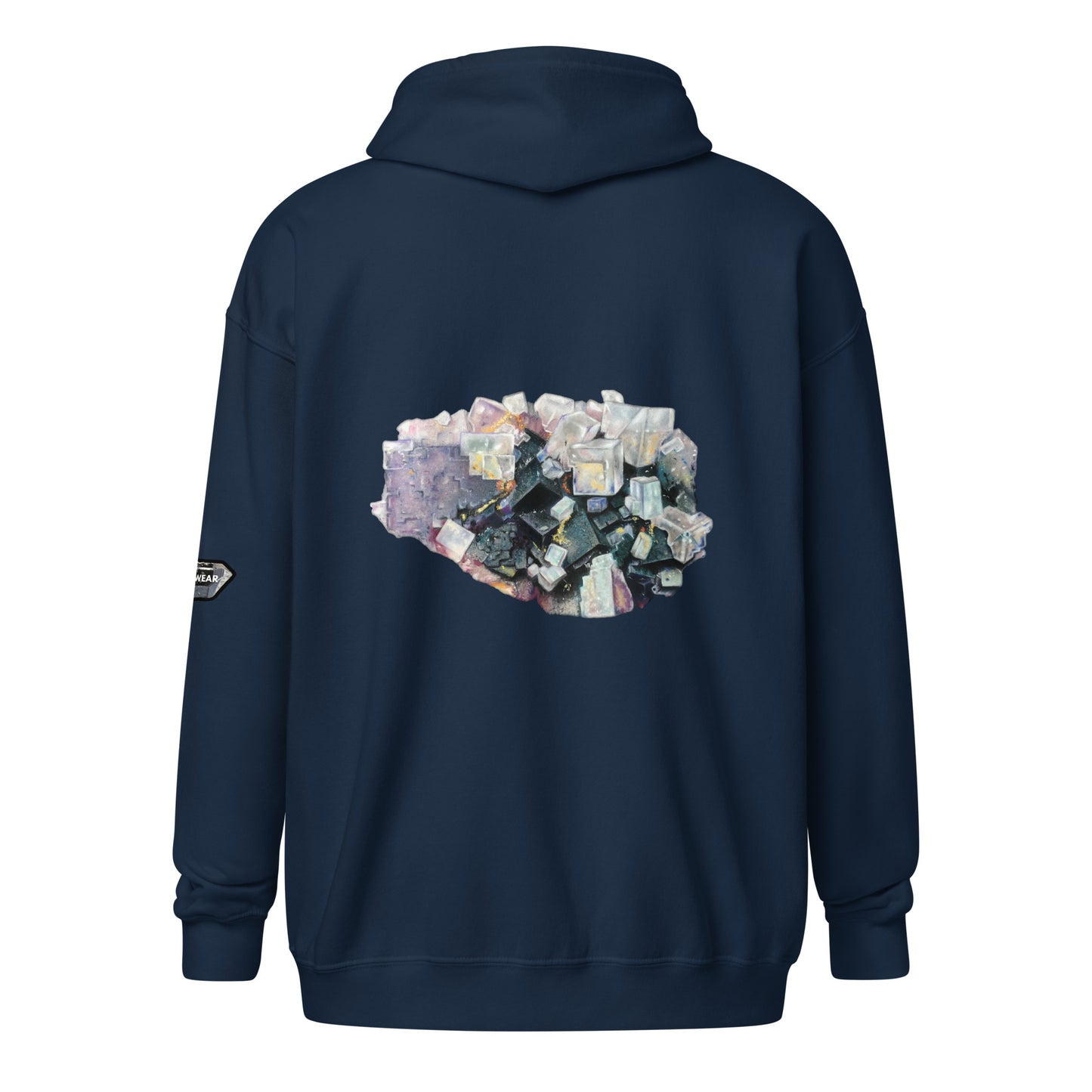 Fluorite Cluster - Unisex heavy blend zip hoodie