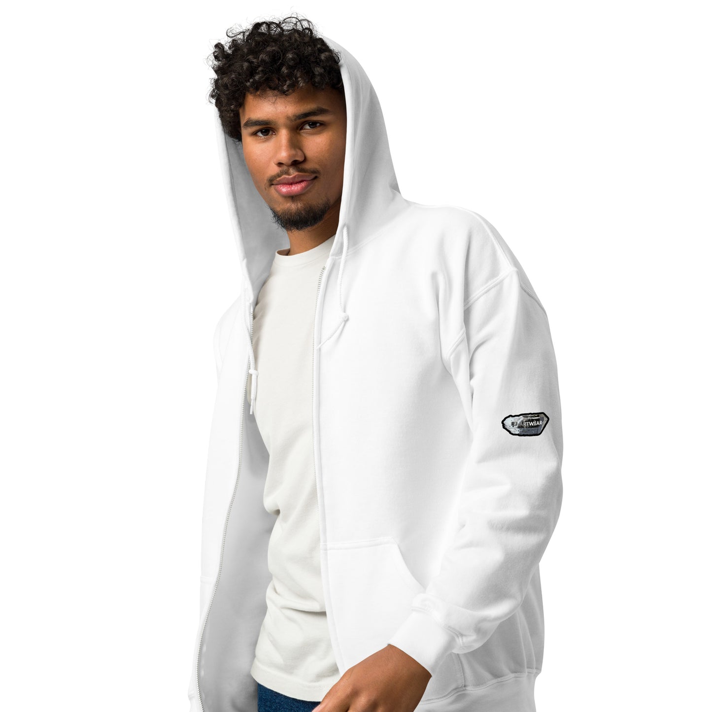 Quartz Collage Oval - Unisex heavy blend zip hoodie