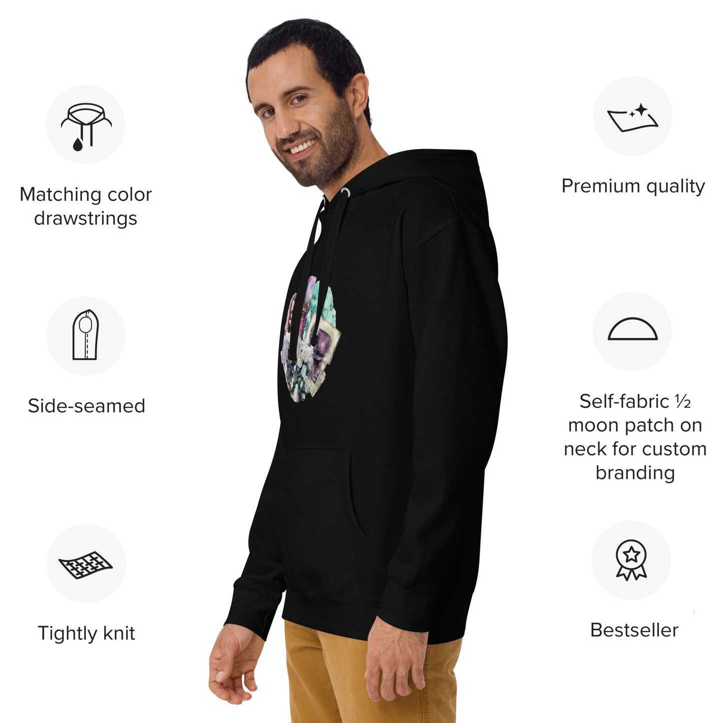 Fluorite Collage - Unisex Hoodie