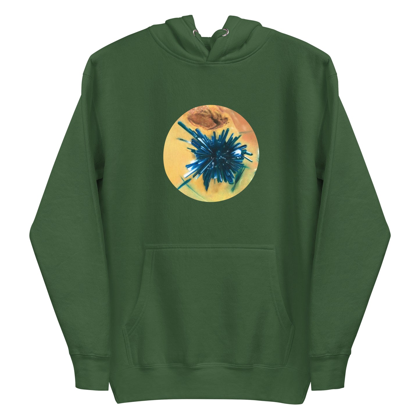 Chrysocolla Pastel Drawing - Unisex Hoodie