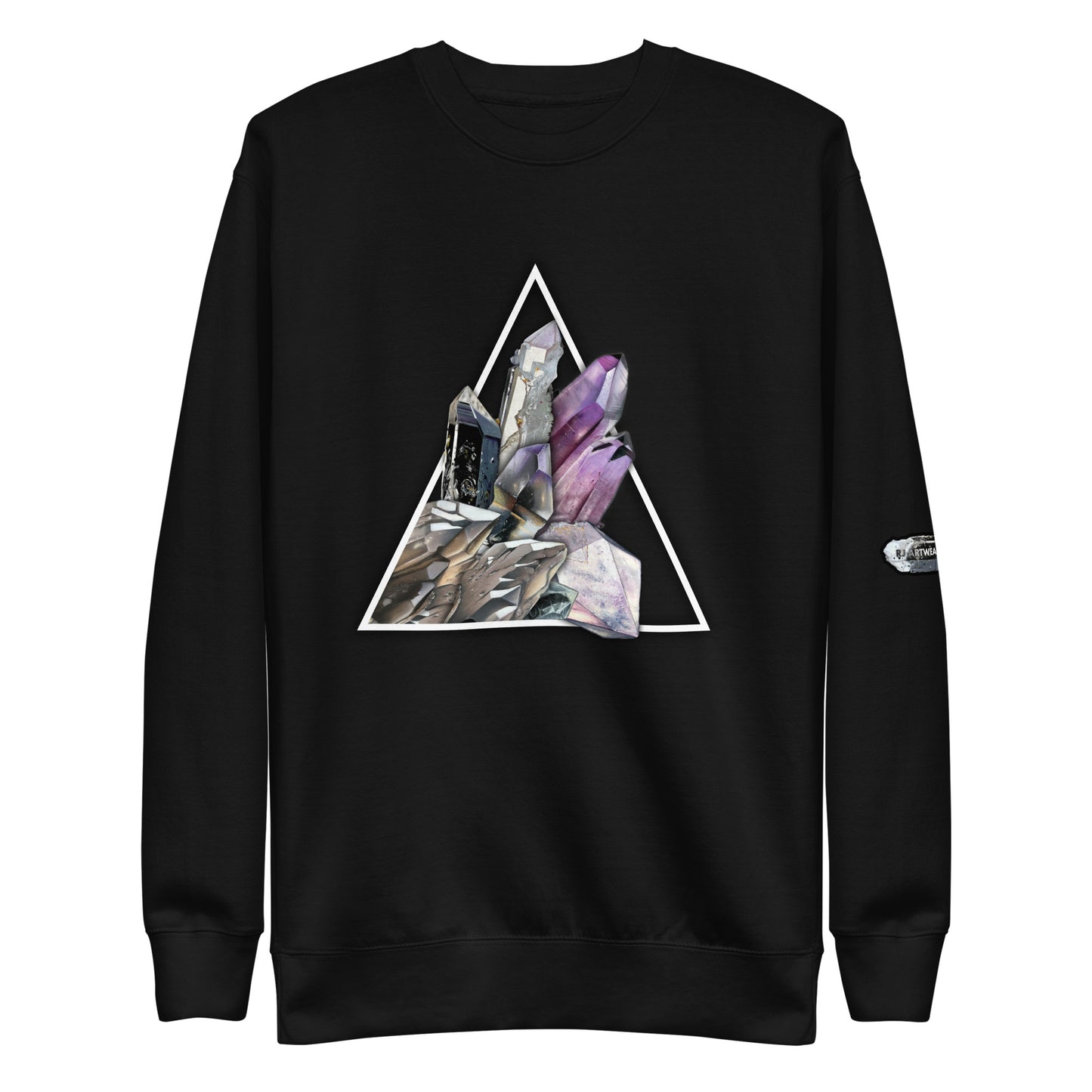 Quartz Collage Triangle - Unisex Premium Sweatshirt