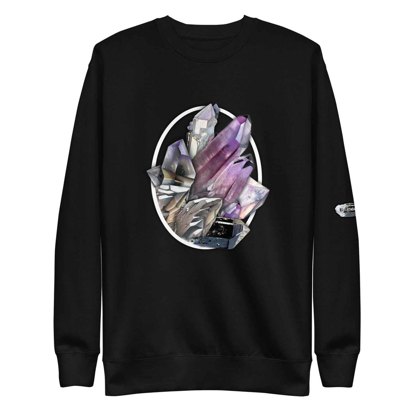 Quartz Collage Oval - Unisex Premium Sweatshirt