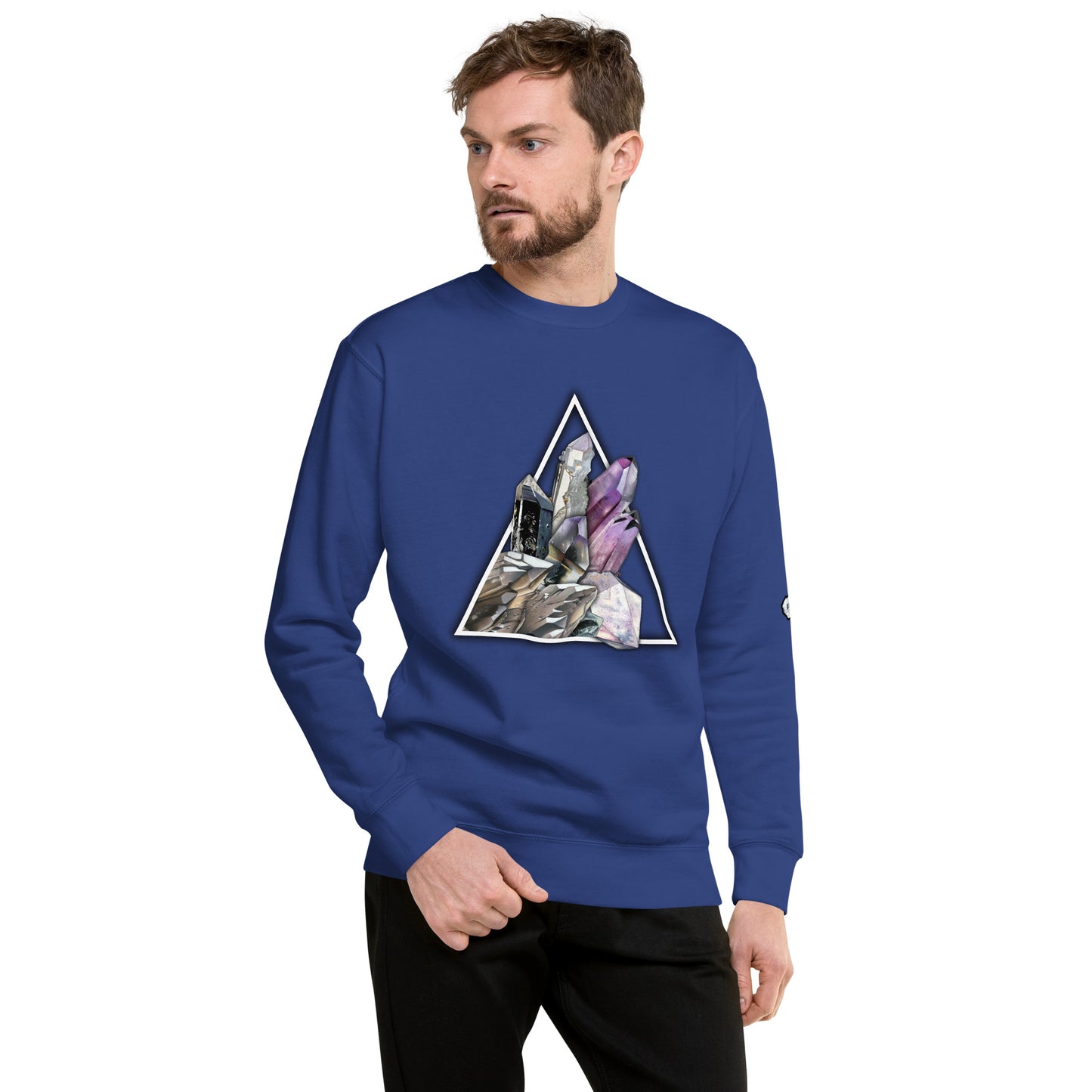 Quartz Collage Triangle - Unisex Premium Sweatshirt