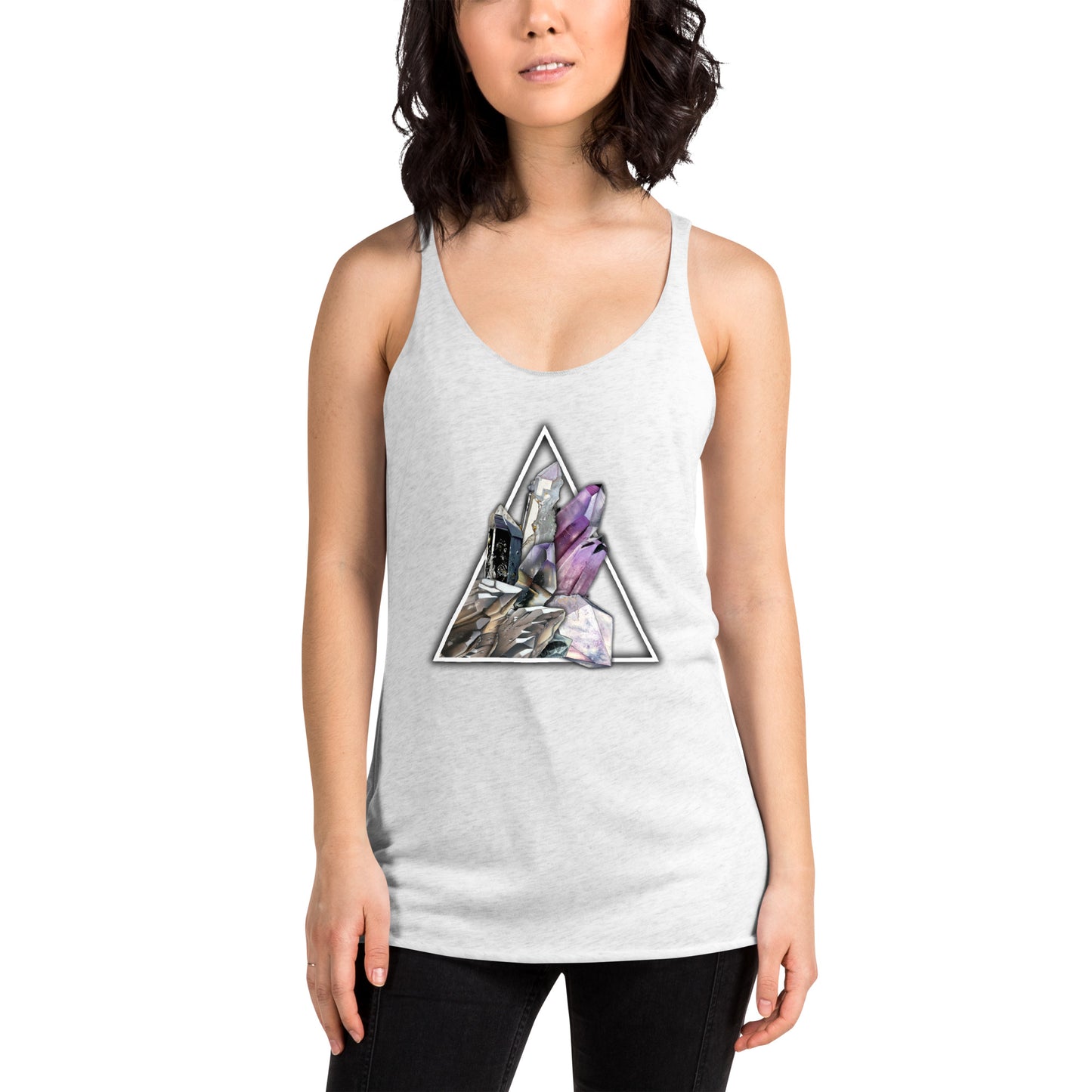 Quartz Collage Triangle - Women's Racerback Tank