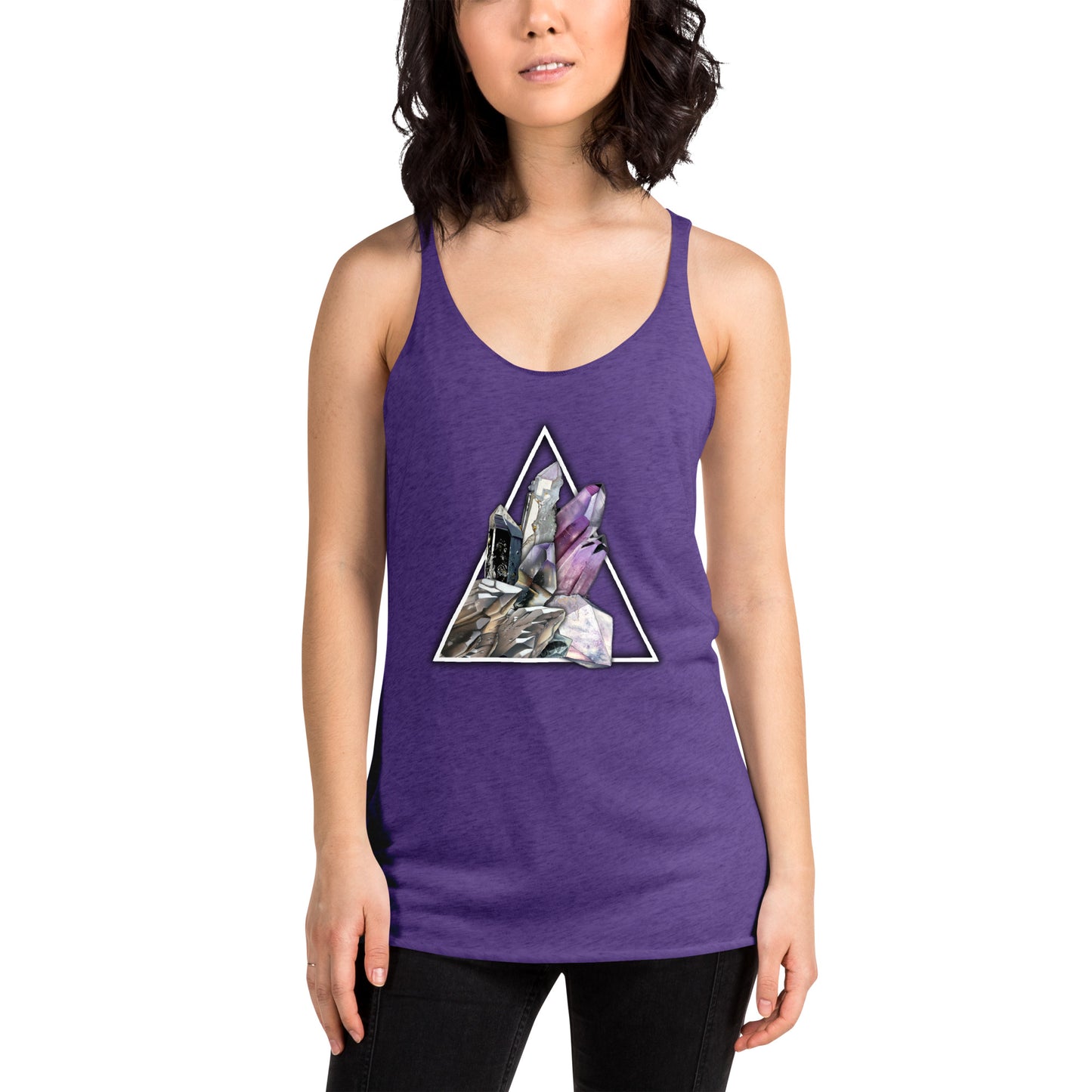 Quartz Collage Triangle - Women's Racerback Tank