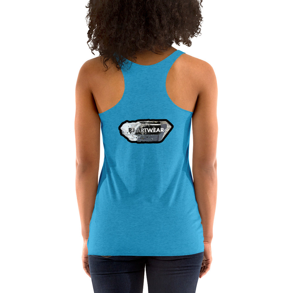 Deer Trail Fluorite Cluster - Women's Racerback Tank