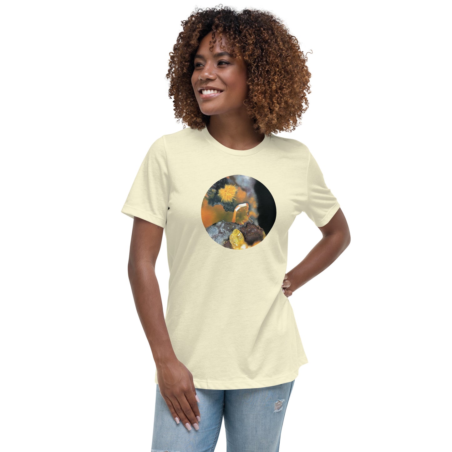 Wulfenite Micro Artwork - Women's Relaxed T-Shirt
