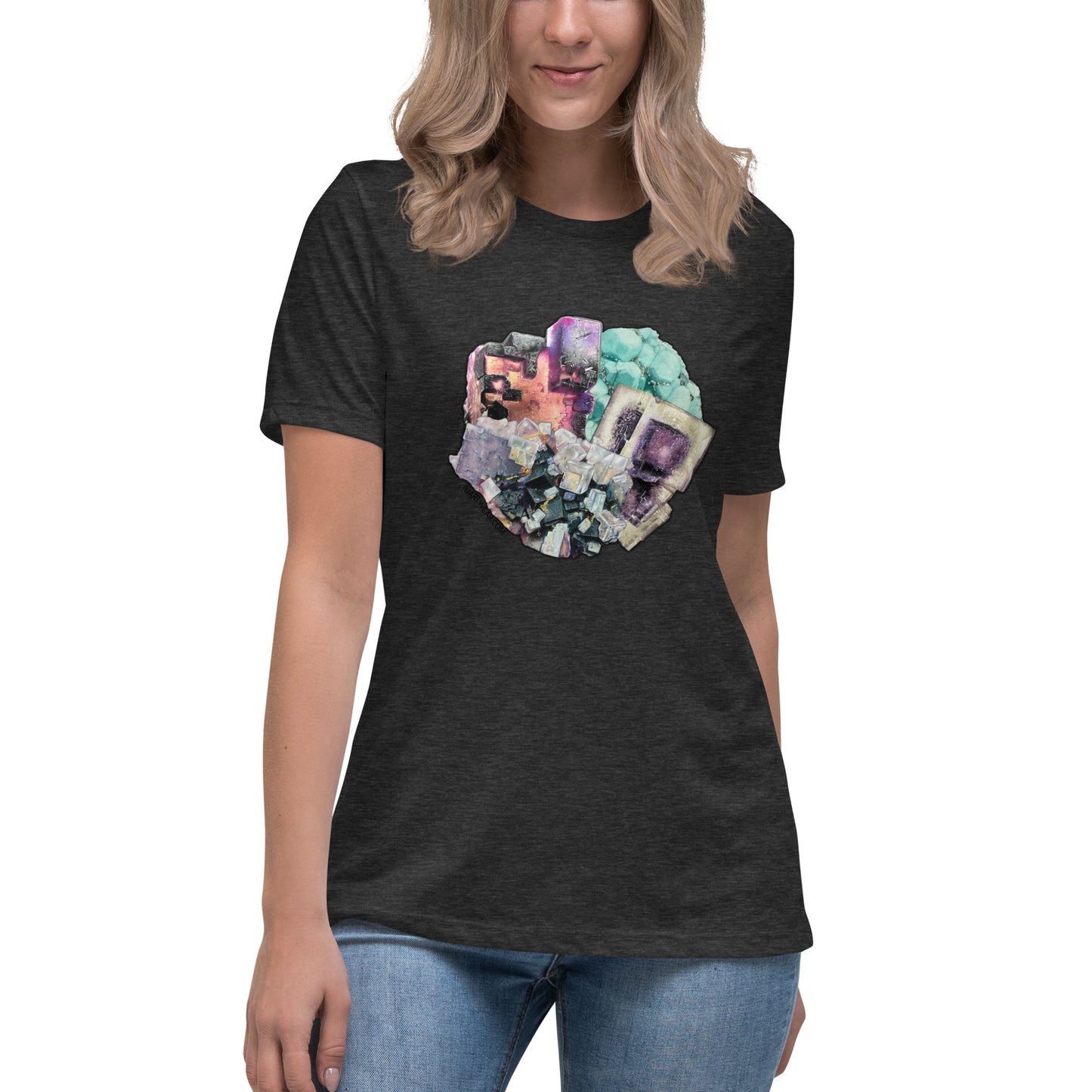 Fluorite Collage - Women's Relaxed T-Shirt