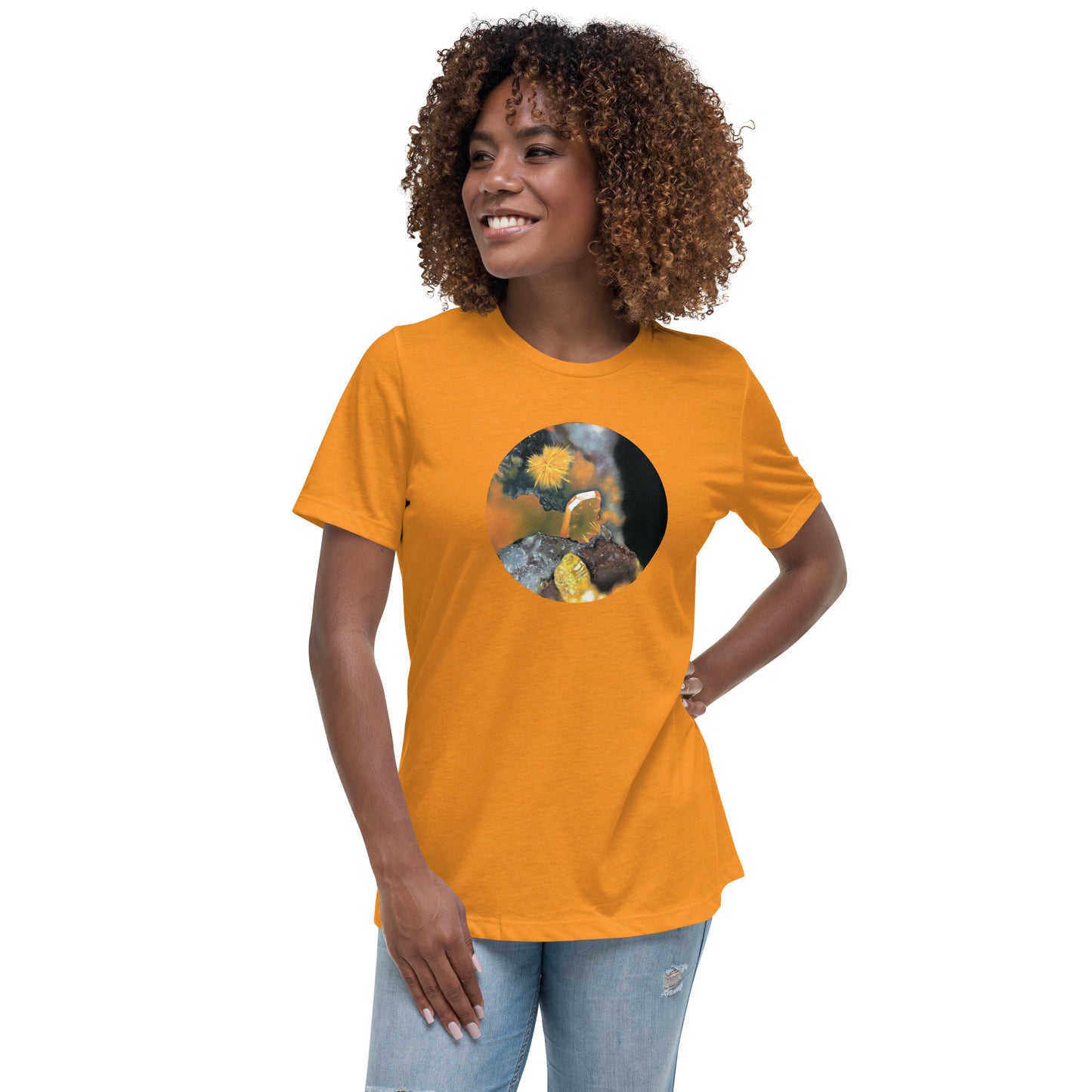 Wulfenite Micro Artwork - Women's Relaxed T-Shirt