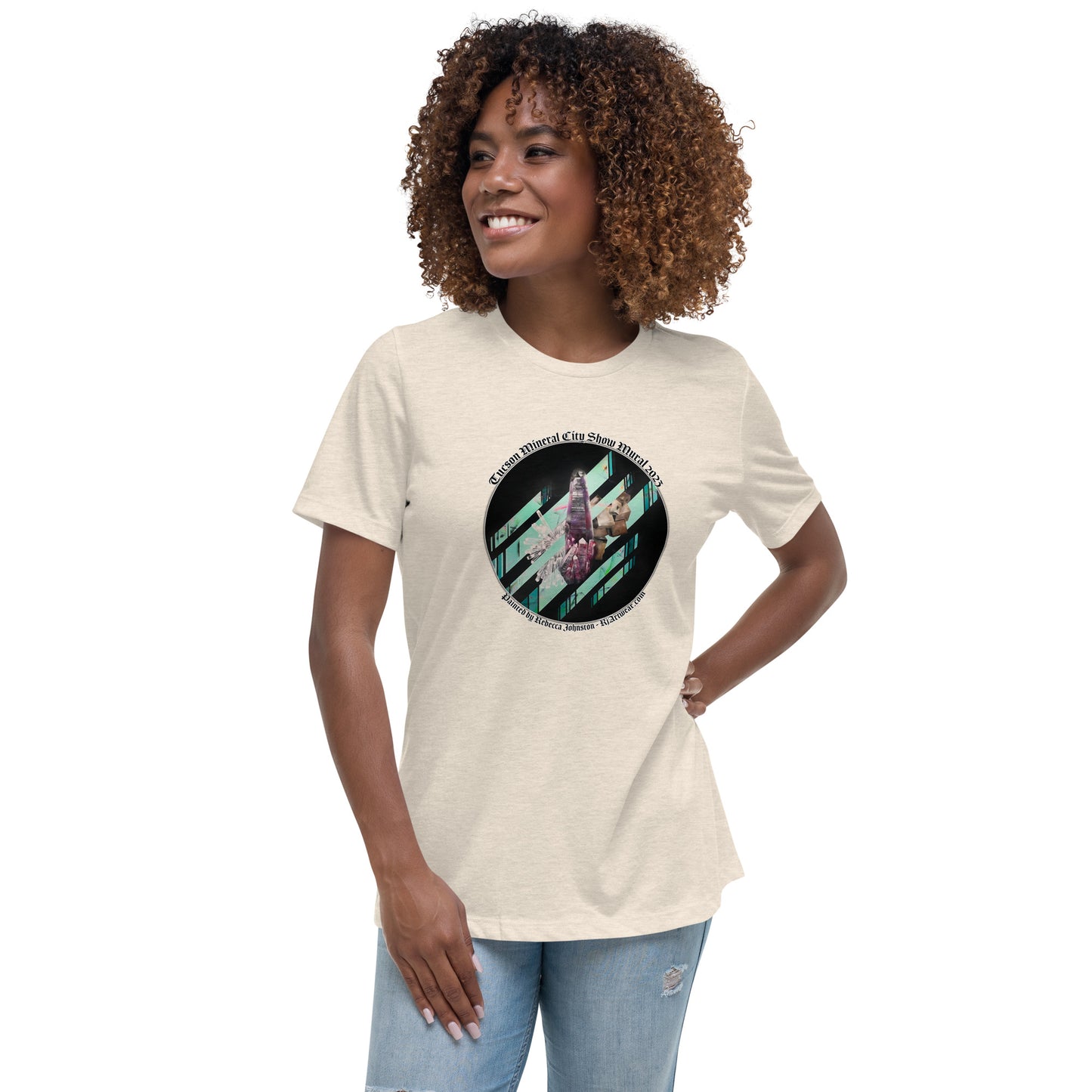 Tucson Mineral City Mural 2023 - Women's Relaxed T-Shirt