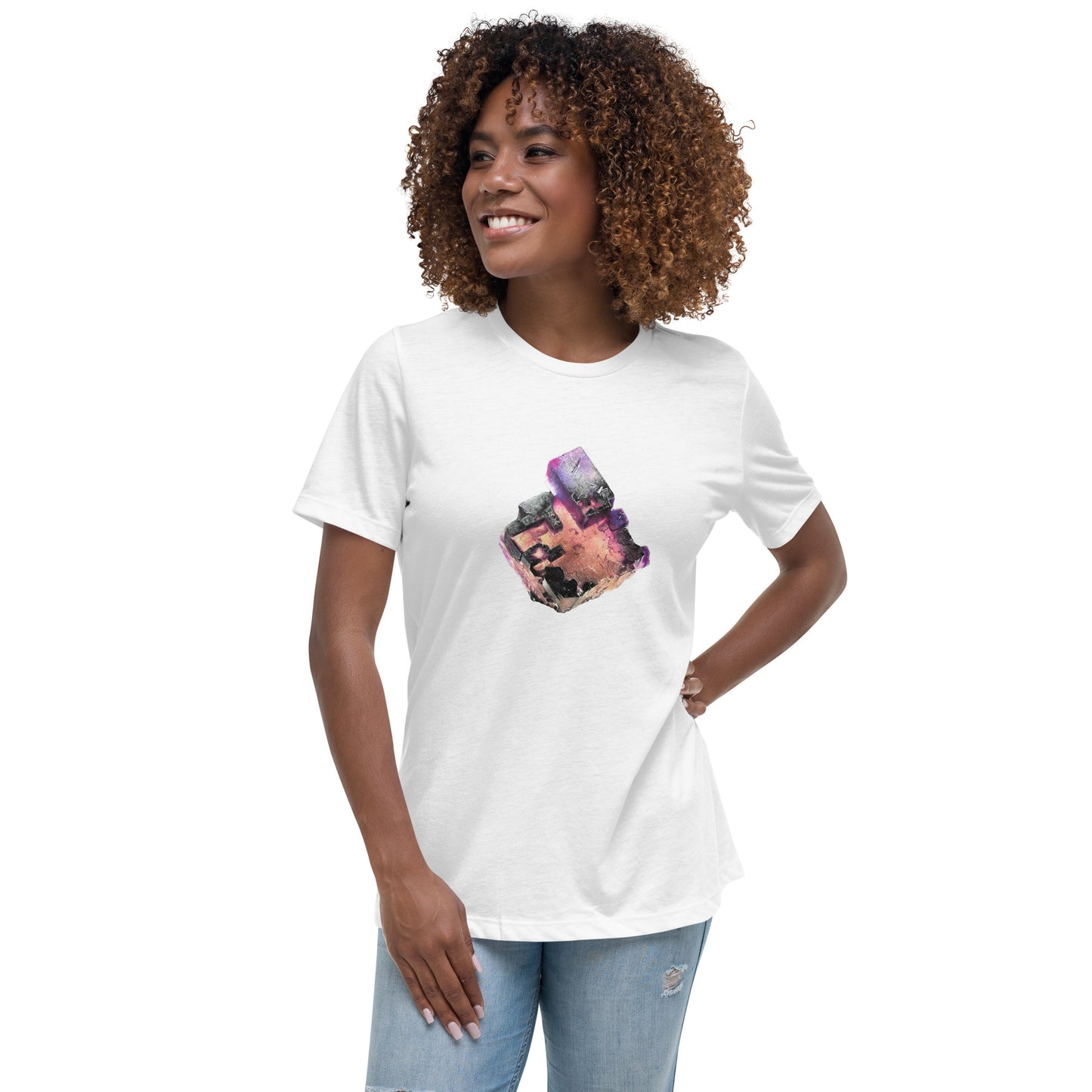 Illinois Fluorite Drawing - Women's Relaxed T-Shirt