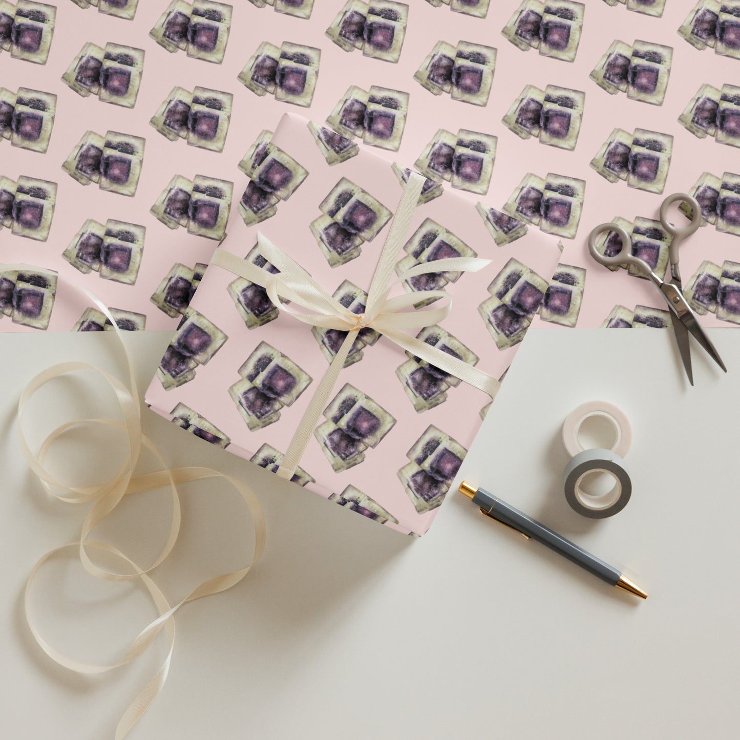 Fluorite Wrapping Paper Sheets